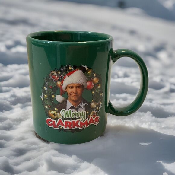 National Lampoon's Christmas Vacation Merry Clarkmas Griswold Coffee Cup Mug 8oz - Picture 1 of 6